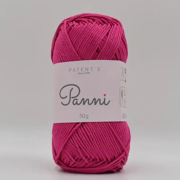 Pamučna pređa Panni, 50 g - 038, ciklama (Catania 114)
