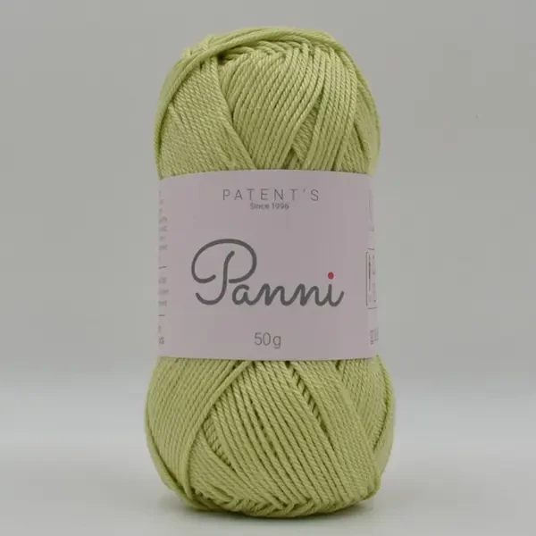 Pamučna pređa Panni, 50 g - 064, blijedozelena (Catania 392)