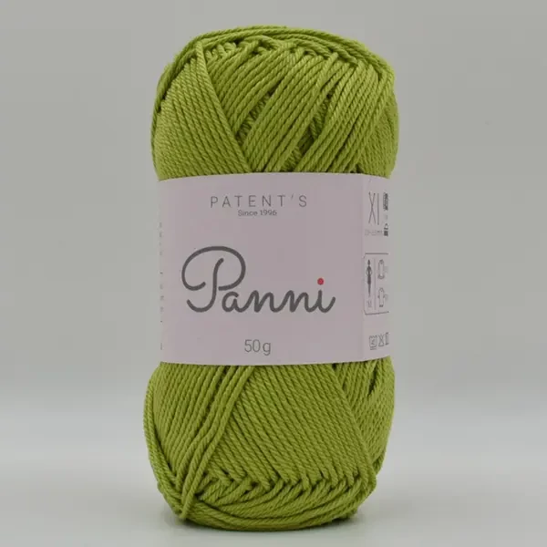 Pamučna pređa Panni, 50 g - 067, jabuka zelena (Catania 205)