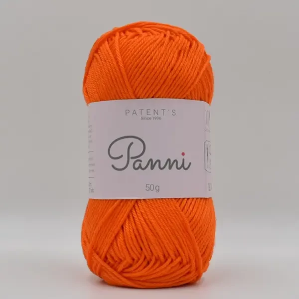 Pamučna pređa Panni, 50 g - 102, neonsko narančasta (Catania 443)