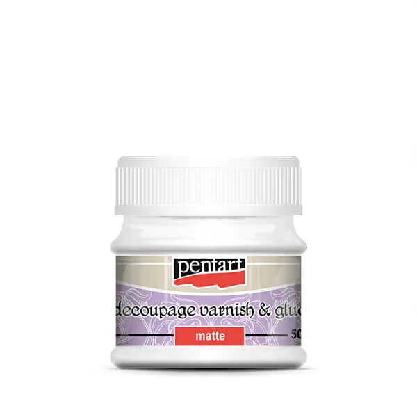 Pentart decoupage ljepilo lak, 50 ml - mat