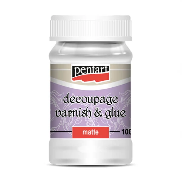 Pentart decoupage ljepilo lak, 100 ml - mat