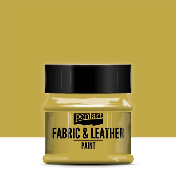 Pentart boja za tekstil i kožu, 50 ml - zlatna (metalik)