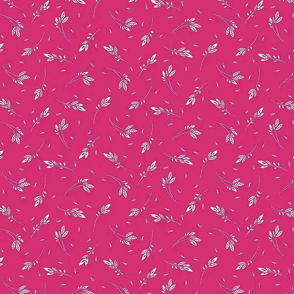 Tkanina za patchwork - Makower - Revival Sprig Pink 057/P