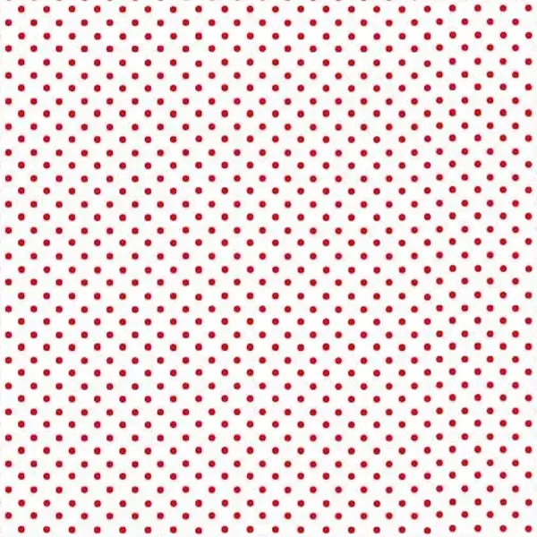 Tkanina za patchwork - Makower - Spot on 830/WR White-red