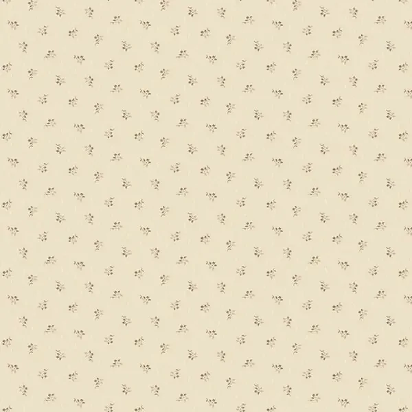 Patchwork tkanina - Makower - Wildflower Cottage 1594L Meadow linen