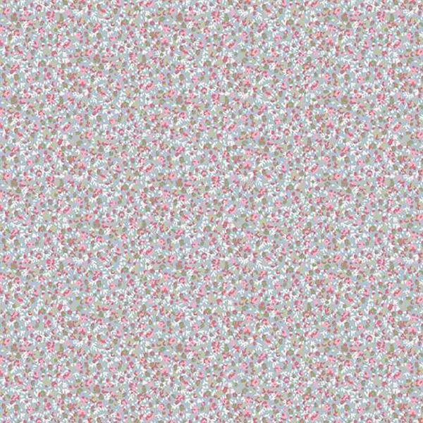 Patchwork tkanina - Makower - Petite Fleur 183/B Petals blue