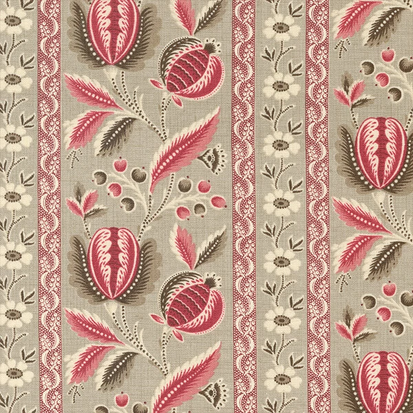 Patchwork tkanina - Moda - Chateau de Chantilly by French General 13940-12