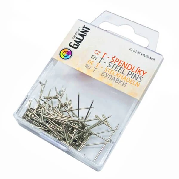 Set pribadača T, 0,75x27 mm, 10 g, u plastičnoj kutiji