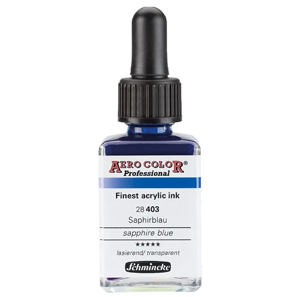 Schmincke AERO COLOR profesionalna boja za pištolj za retuširanje, 28 ml- 403, sapphire blue