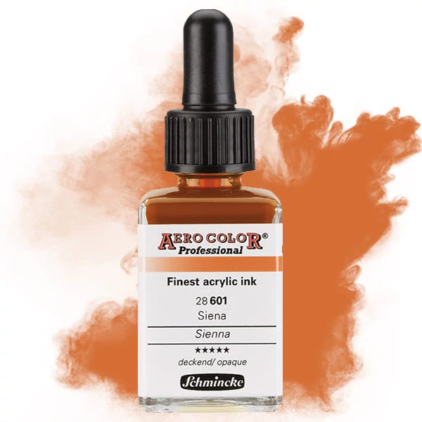 Schmincke AERO COLOR profesionalna boja za pištolj za retuširanje, 28 ml- 601, sienna
