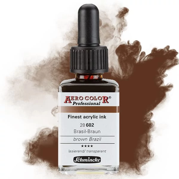 Schmincke AERO COLOR profesionalna boja za pištolj za retuširanje, 28 ml- 602, brown brazil