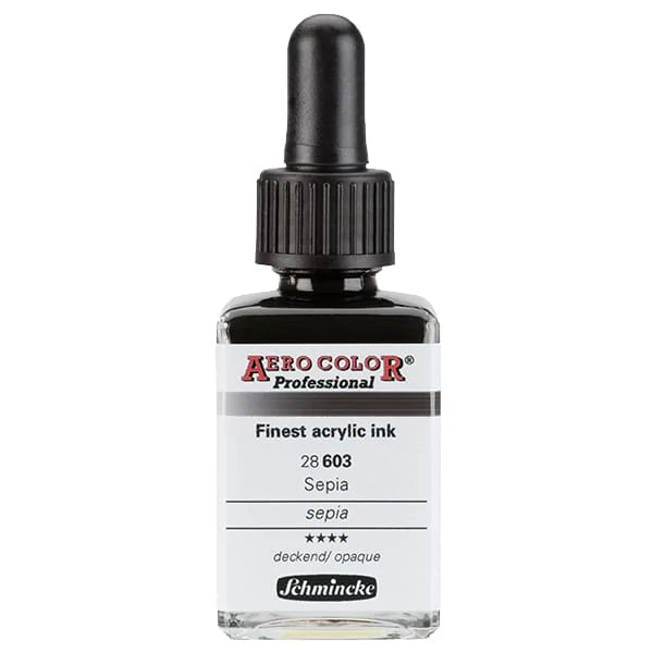 Schmincke AERO COLOR profesionalna boja za pištolj za retuširanje, 28 ml- 603, sepia