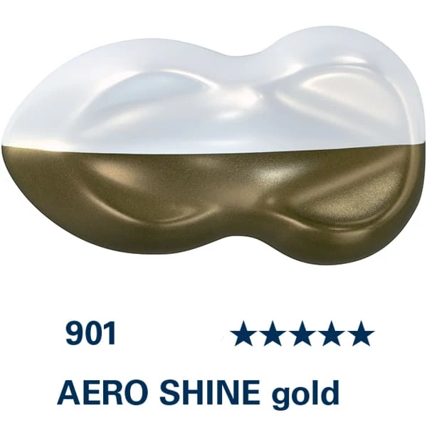 Schmincke AERO COLOR profesionalna boja za pištolj za retuširanje, 28 ml- 901, AERO SHINE gold