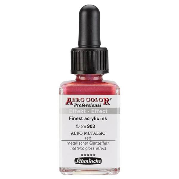 Schmincke AERO COLOR profesionalna boja za pištolj za retuširanje, 28 ml- 903, AERO METALLIC red