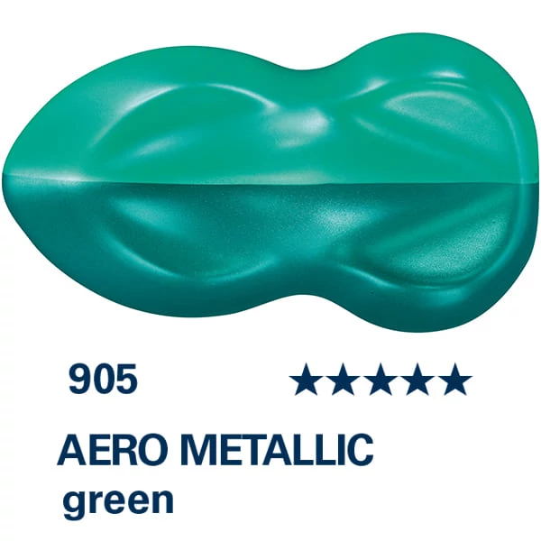 Schmincke AERO COLOR profesionalna boja za pištolj za retuširanje, 28 ml- 905, AERO METALLIC green