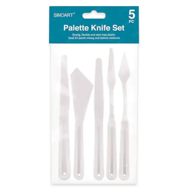Set noževa za bojanje, plastični - 5 dijelova