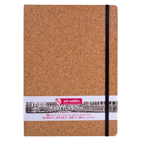 Talens Art Creation Sketch Book blok za crtanje i skiciranje, 140 g, 80 listova - A4, pluto