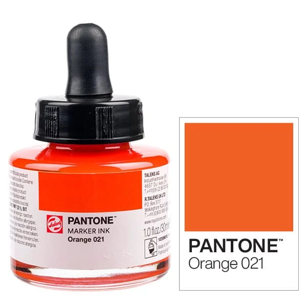 Talens Pantone marker tinta, 30 ml - narančasta 021