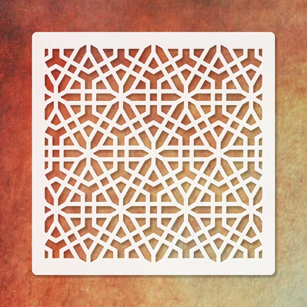 3D šablona za teksturiranje, 9,5x9,5 cm - 012