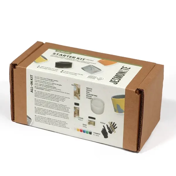 Jesmonite Starter Kit set akrilne smole - svijećnjak, Micro-2