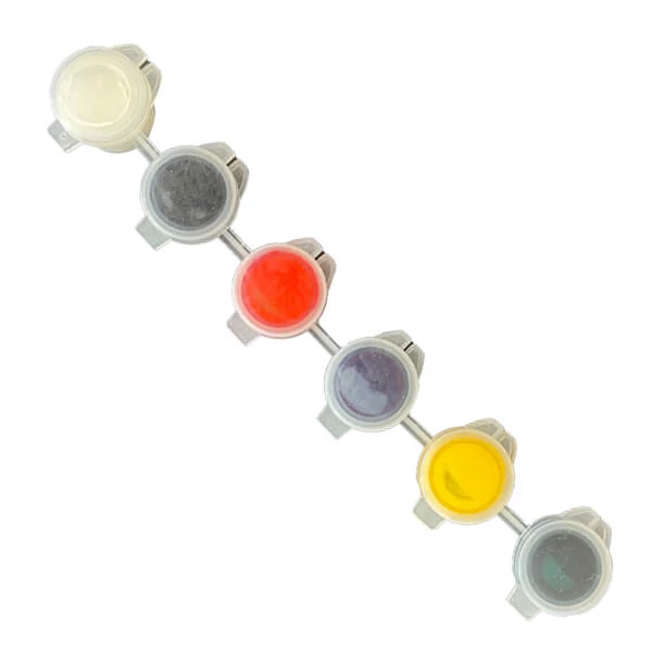 Jesmonite set pigmenta od akrilne smole, 6x2 g - Classic