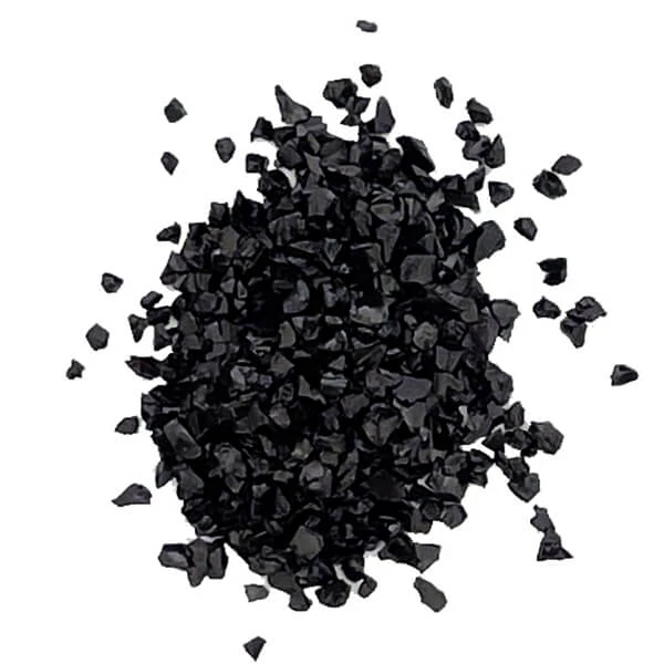 Jesmonite Glitter Chips staklene granule, 30 g - crne