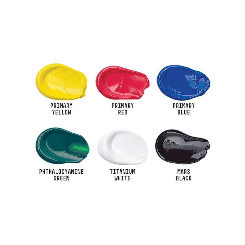 Liquitex Basics set akrilnih boja - 6x22 ml
