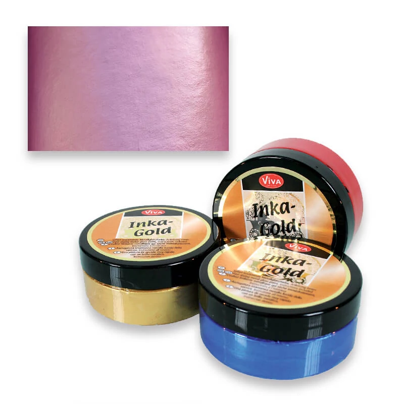 Inka Gold metalik pasta za boje, 50 g - magenta