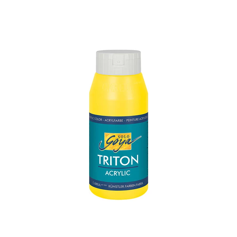 Kreul Solo Goya Triton akrilna boja, 750 ml - 01, genuine yellow light