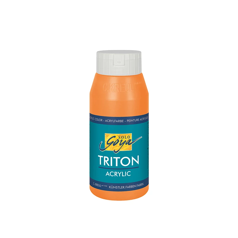 Kreul Solo Goya Triton akrilna boja, 750 ml - 02, genuine deep orange