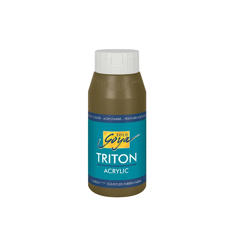 Kreul Solo Goya Triton akrilna boja, 750 ml - 08, green umber