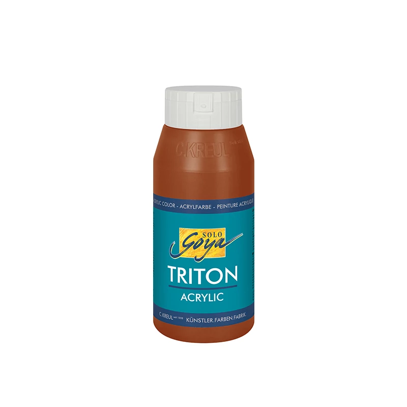 Kreul Solo Goya Triton akrilna boja, 750 ml - 12, dark oxide brown