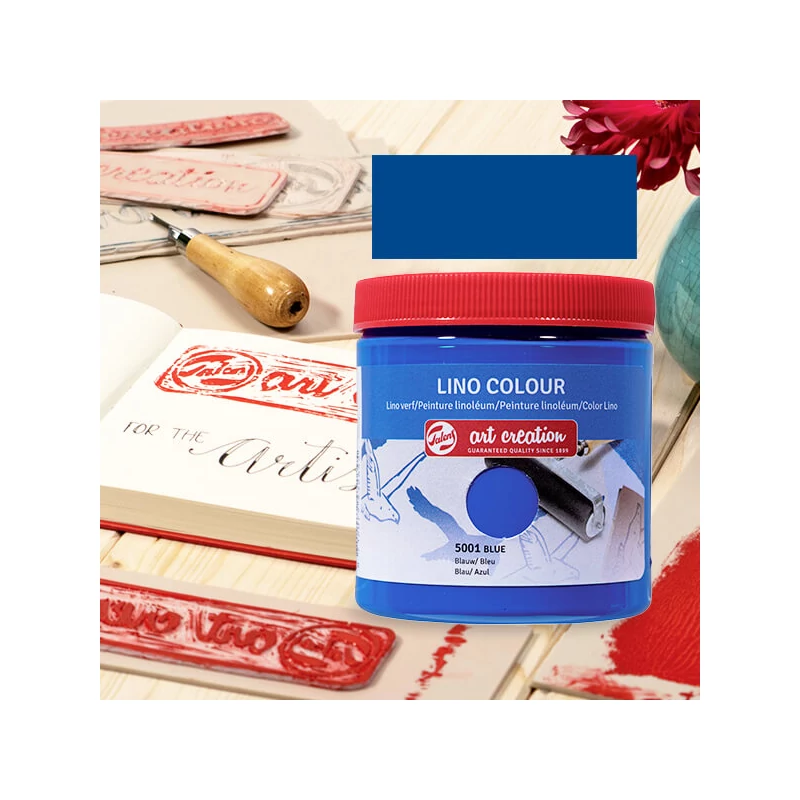 Art Creation lino boja, 250 ml, na bazi vode - 5001 Plava