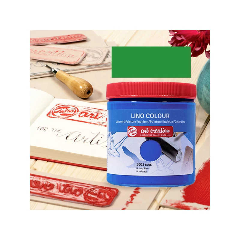 Art Creation lino boja, 250 ml, na vodenoj bazi - 6001 zelena
