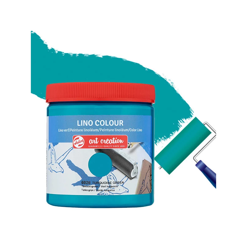 Art Creation linófesték, 250 ml, vizes bázisú - 6026 Turquoise green
