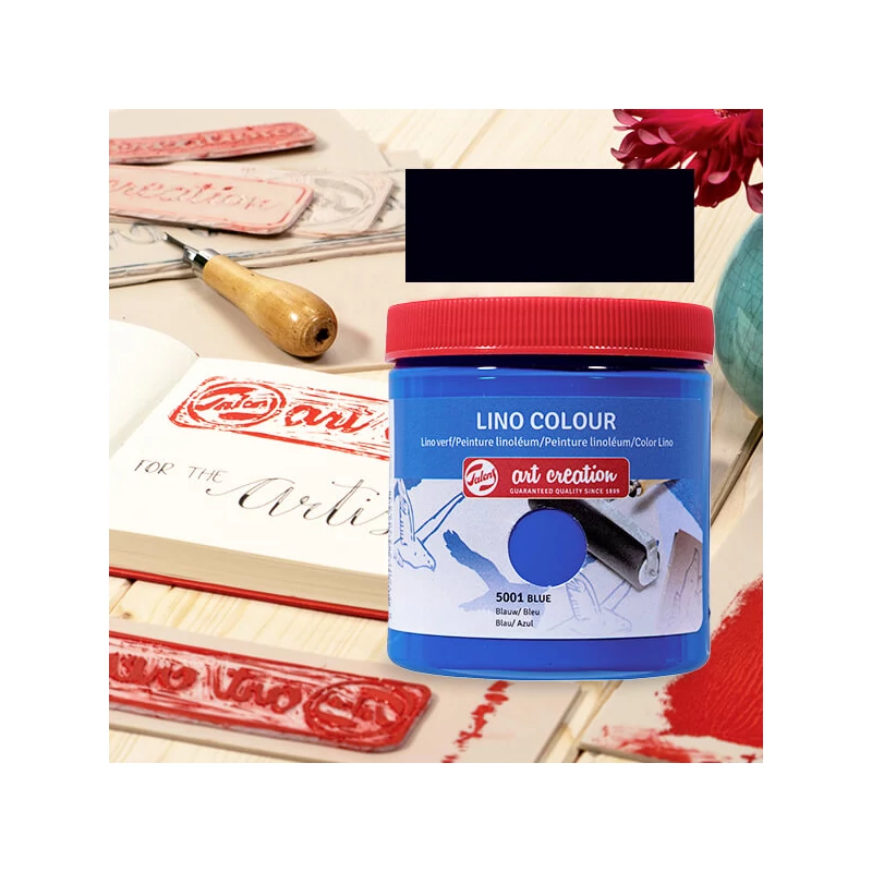 Art Creation lino boja, 250 ml, na bazi vode - 7000 crna