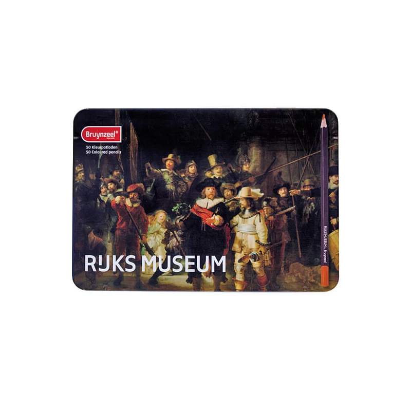 Bruynzeel Rijks Museum set olovaka u boji - 50 kom., Rembrandt: Noćna straža