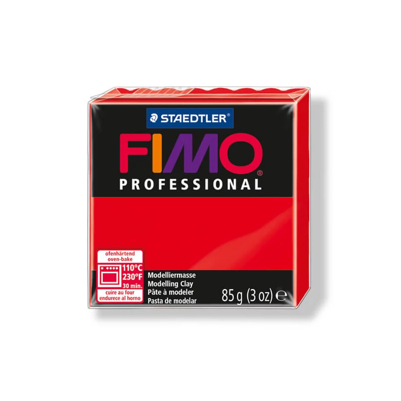 FIMO Professional pečena glina, 85 g - crveni (8004-200)
