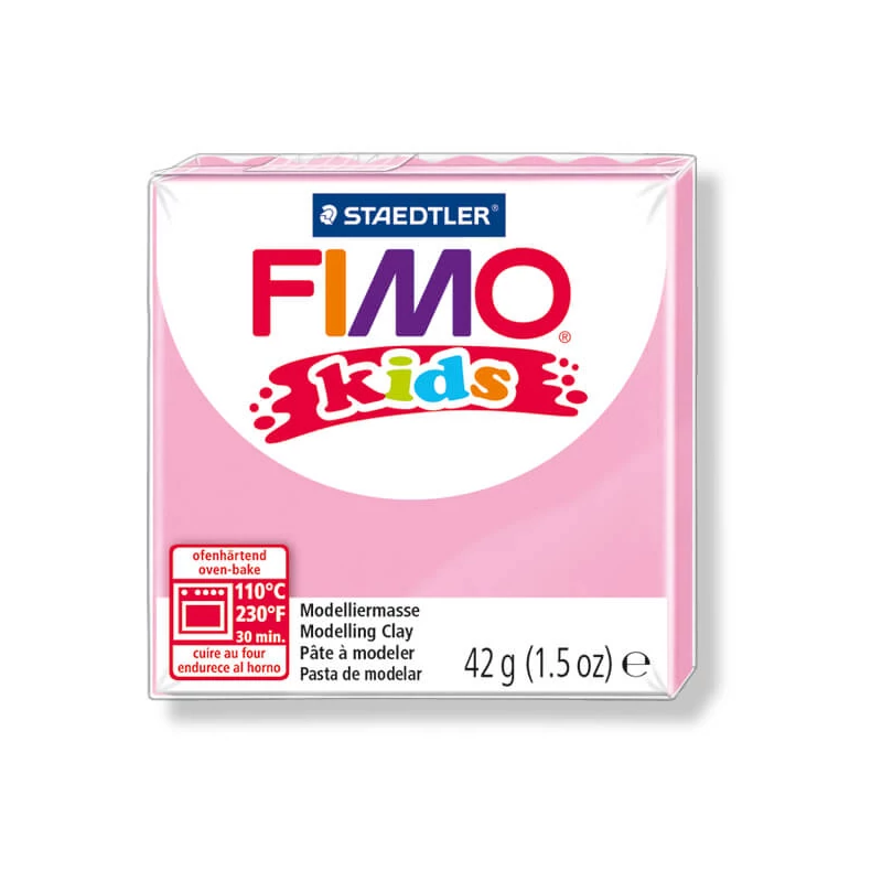 FIMO Kids pečena glina, 42 g - ružičasti (8030-25)