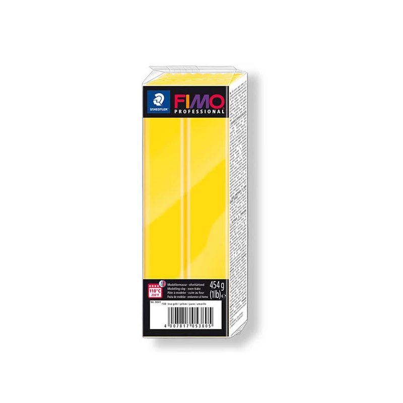 FIMO Professional pečena glina, 454 g - žuti 8041-100