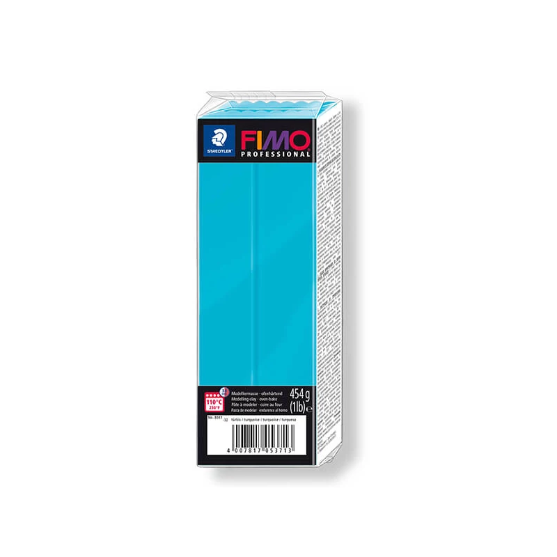 FIMO Professional pečena glina, 454 g - tirkiz 8041-32