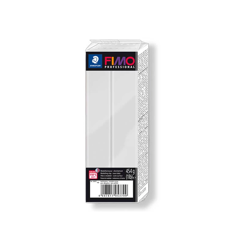 FIMO Professional pečena glina, 454 g - delfin sivi 8041-80