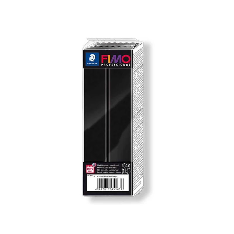 FIMO Professional pečena glina, 454 g - crni 8041-9
