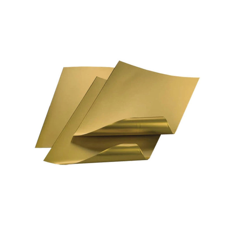 Aluminijska folija, 0,07 mm, 3 kom - zlatna