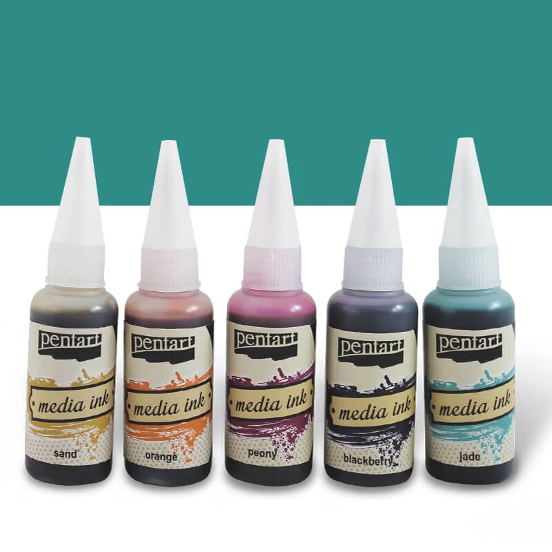Tinta Pentart Media, tinta boja, 20 ml - smreka