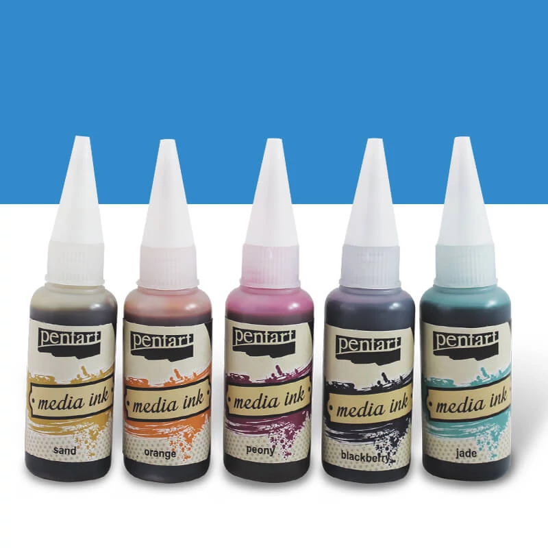 Tinta Pentart Media, tinta boja, 20 ml - Egipatsko plava