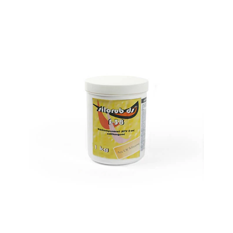 Dvokomponentna (RTV-2) silikonska guma za izradu kalupa, Silorub DS - F-38, 1000 g