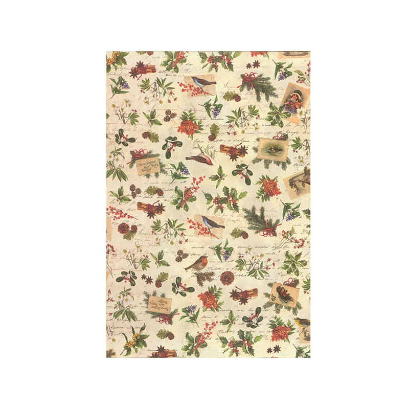 Tassotti decoupage papir - Božićno cvijeće