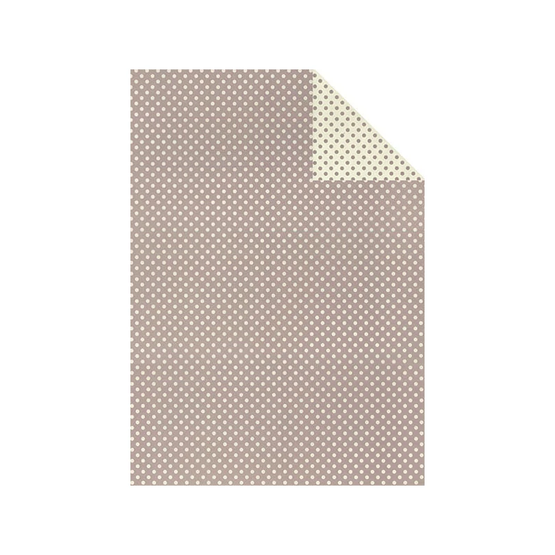 Tassotti decoupage papir - dvostrane točkice, ljubičasti